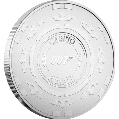 Zilveren Casino Royale munt 1 troy ounce