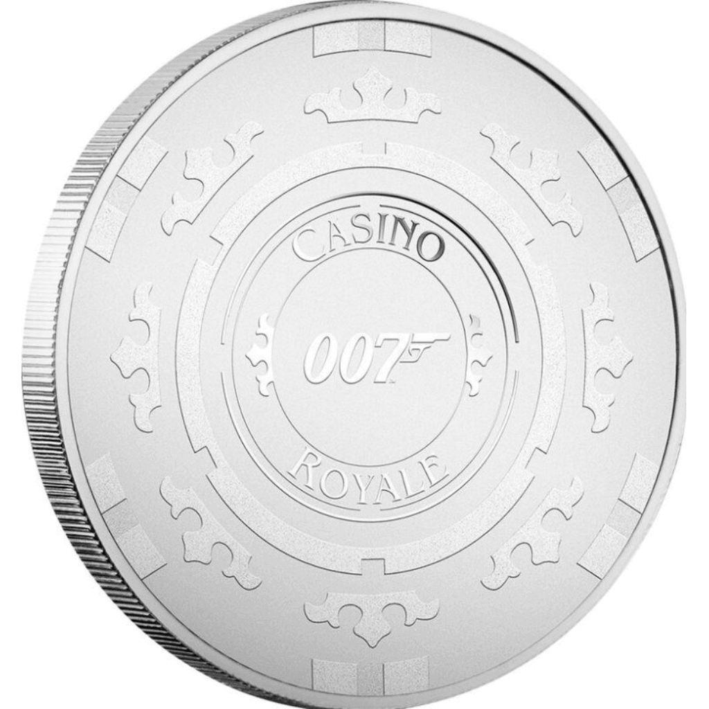 Zilveren Casino Royale munt 1 troy ounce