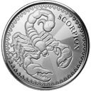 Zilveren Chad Scorpion munt 1 troy ounce 1