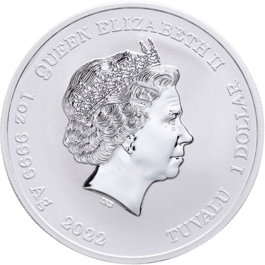 Zilveren Chun-Li Street Fighter munt 1 troy ounce