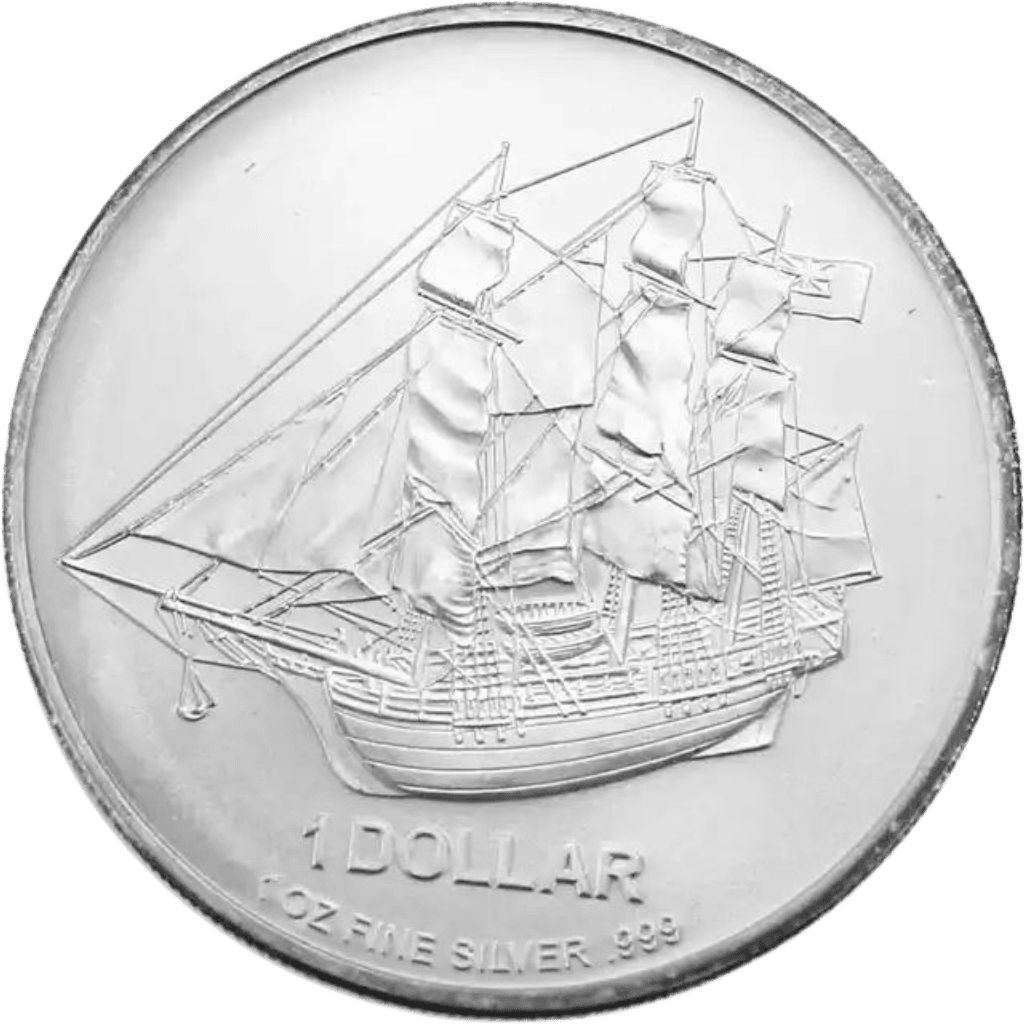 Zilveren Cook Islands Bounty munt 1 troy ounce