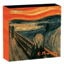 Zilveren Edvard Munch Scream munt 1 troy ounce 3