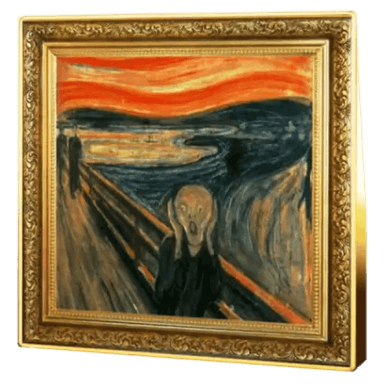 Zilveren Edvard Munch Scream munt 1 troy ounce