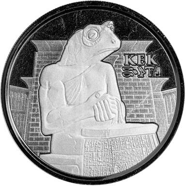 Zilveren Egyptian Relics Kek munt 1 troy ounce
