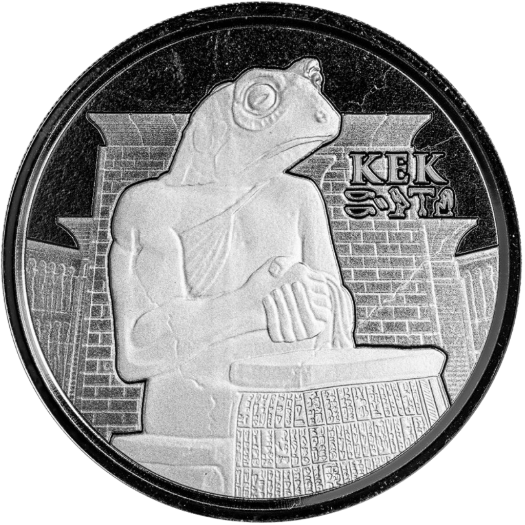 Zilveren Egyptian Relics Kek munt 1 troy ounce
