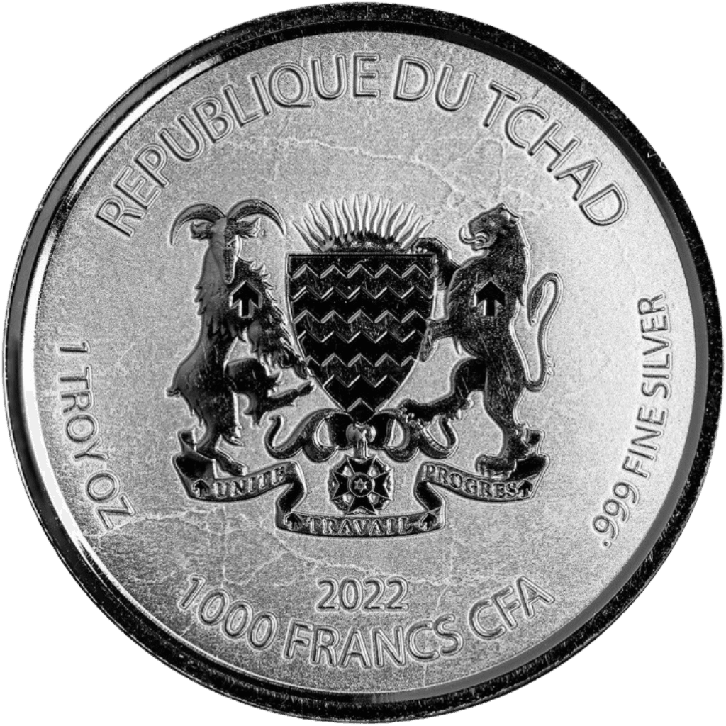 Zilveren Egyptian Relics Kek munt 1 troy ounce