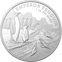 Zilveren Emperor Pinguïn munt 1 troy ounce 1