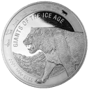 Zilveren Giants of the ice age munt 1 kilo 1