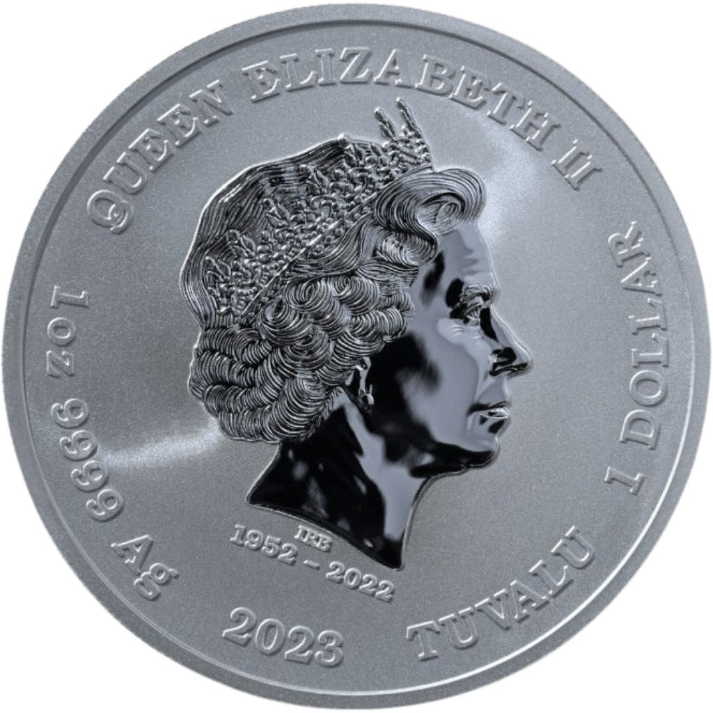 Zilveren Gods of Olympus Ares munt 1 troy ounce