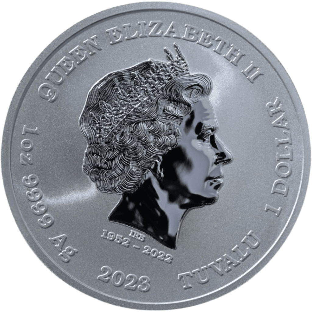 Zilveren Gods of Olympus Ares munt 1 troy ounce