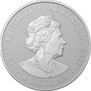 Zilveren Great White Shark munt 1 troy ounce 2