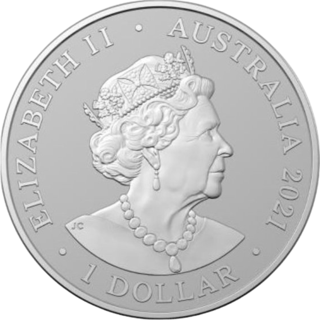 Zilveren Great White Shark munt 1 troy ounce