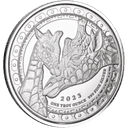 Zilveren Republic of Guinea Giraffe munt 1 troy ounce 1