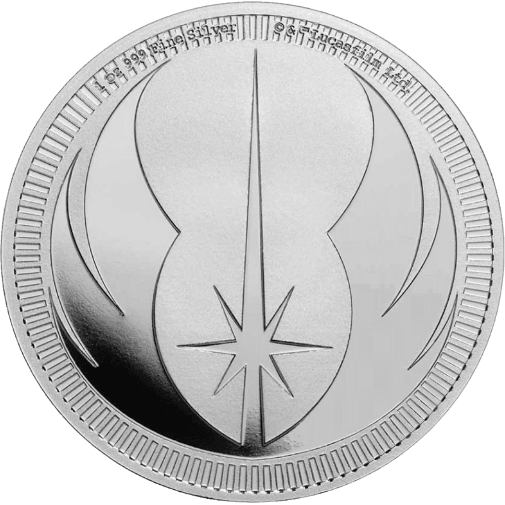 Zilveren Star Wars Jedi Order munt 1 troy ounce