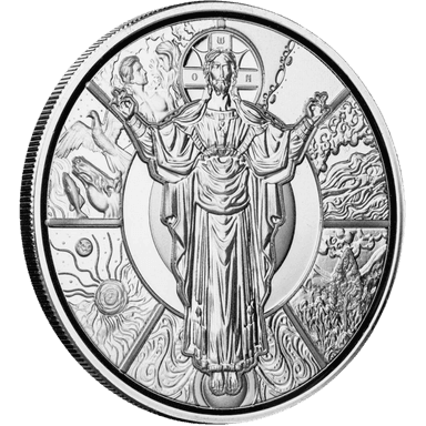 Zilveren Jesus the Creator munt 1 troy ounce