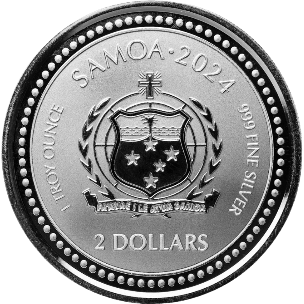 Zilveren Jesus the Creator munt 1 troy ounce