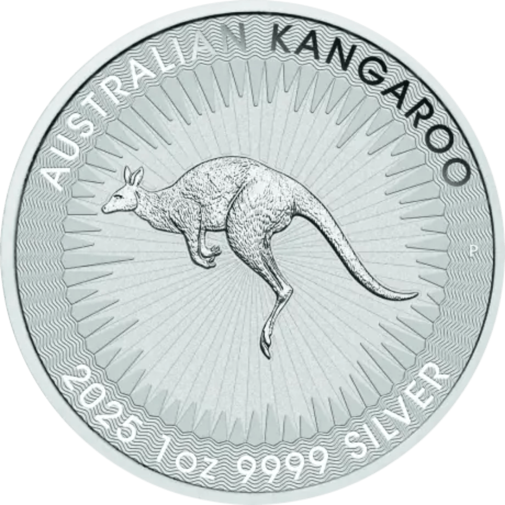 Monsterbox zilveren Kangaroo munt 1 troy ounce