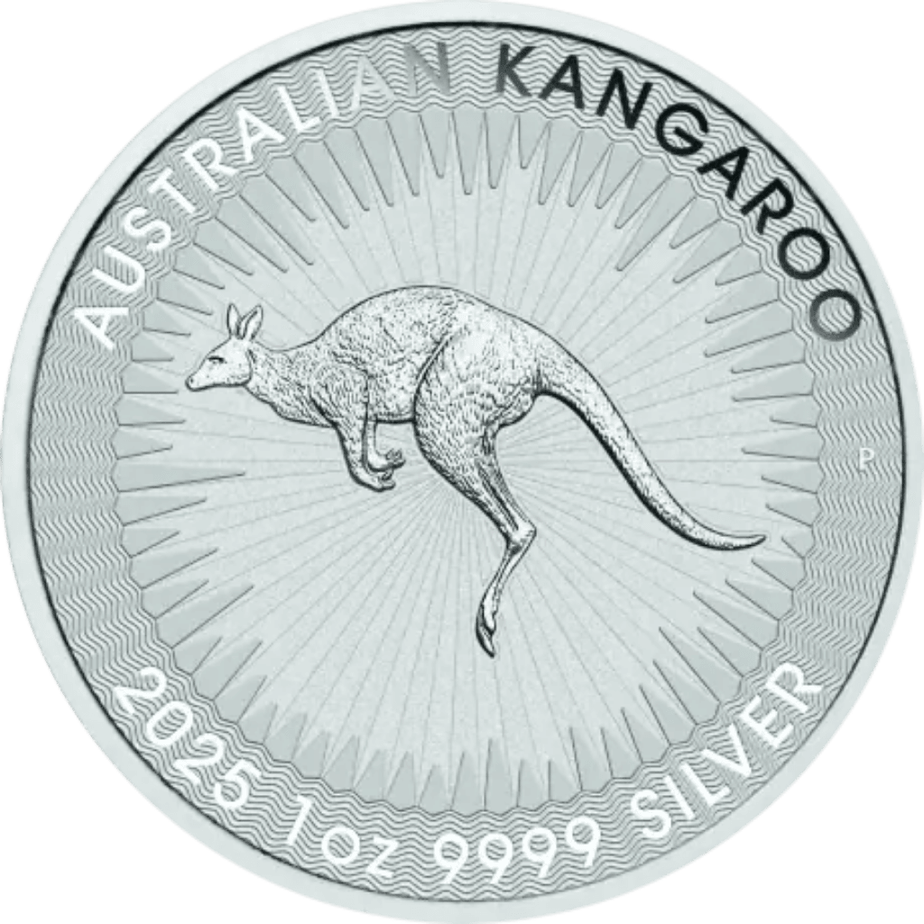 Zilveren Kangaroo munt 1 troy ounce CU