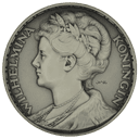 Zilveren Koningin Wilhelmina gulden 1 kilo 1