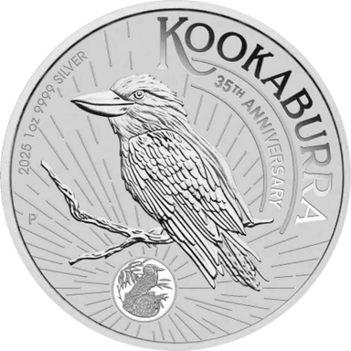 Zilveren Kookaburra munt 1 troy ounce