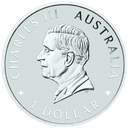 Zilveren Kookaburra munt 1 troy ounce 2