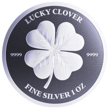 Zilveren Lucky Clover munt 1 troy ounce