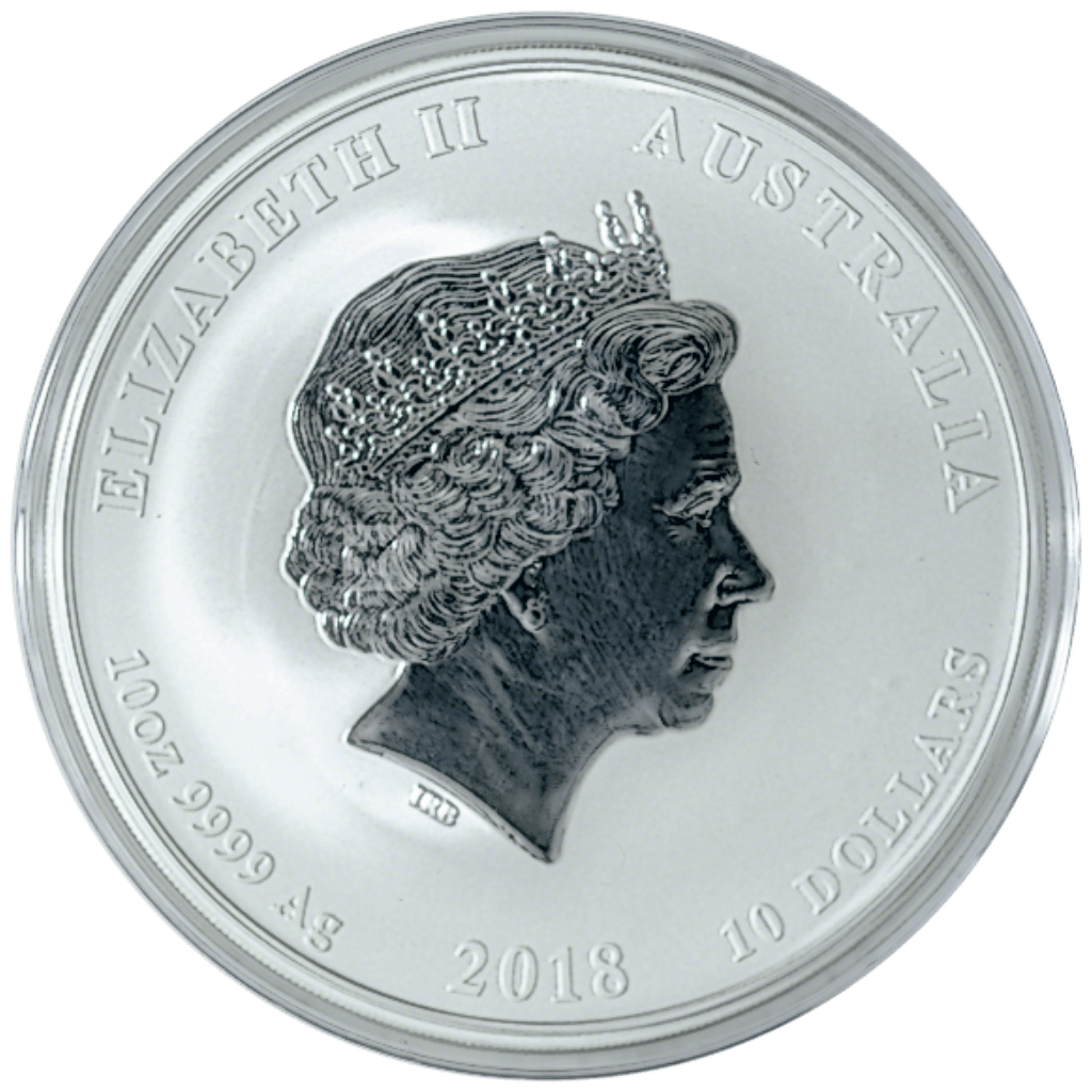 Zilveren Lunar munt 10 troy ounce
