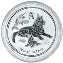 Zilveren Lunar munt 10 troy ounce 1