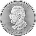 Zilveren Maple Leaf munt 1 troy ounce CU 2