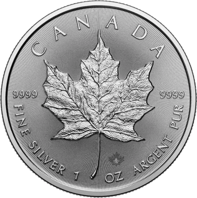 Zilveren Maple Leaf munt 1 troy ounce CU