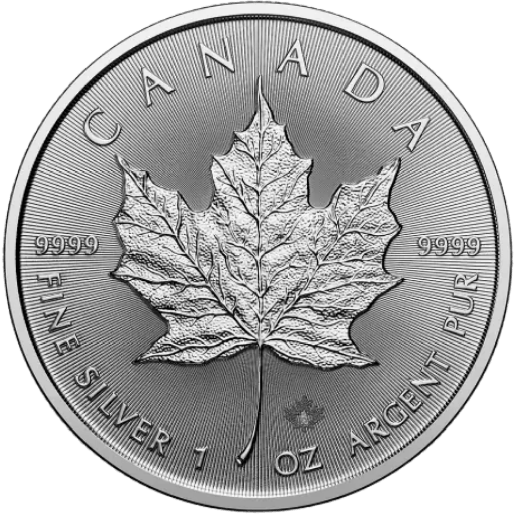 Zilveren Maple Leaf munt 1 troy ounce