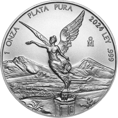 Zilveren Mexican Libertad munt 1 troy ounce