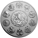 Zilveren Mexican Libertad munt 1 kilo 2
