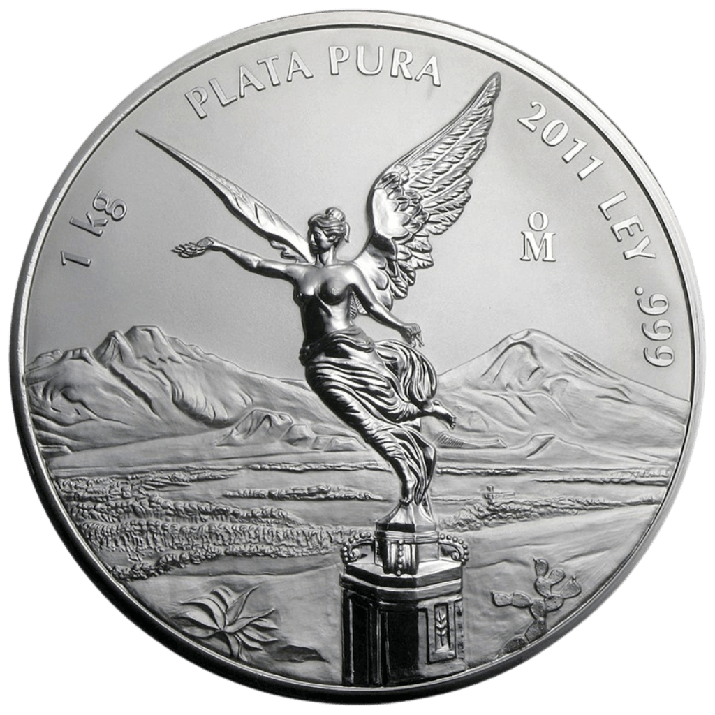 Zilveren Mexican Libertad munt 1 kilo