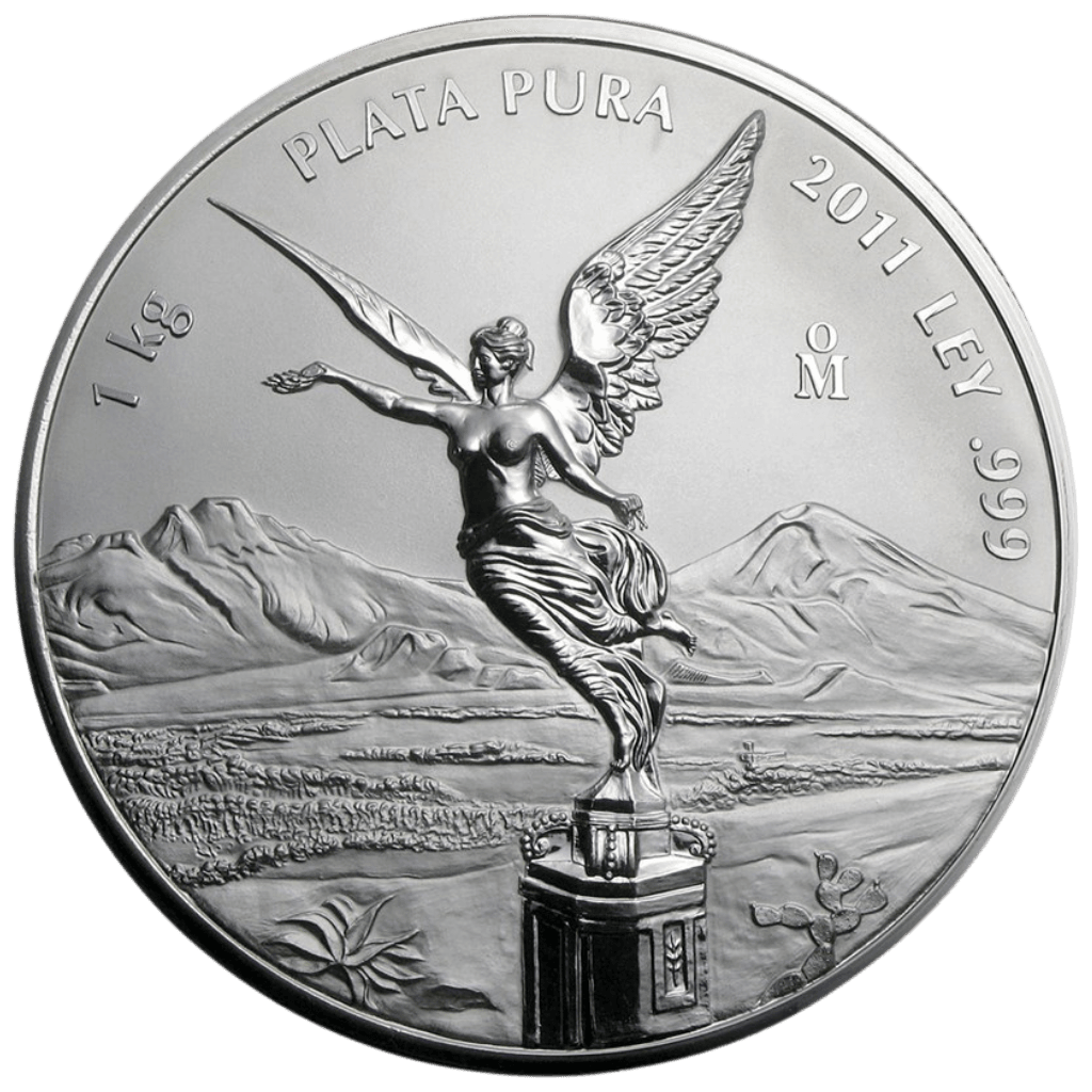 Zilveren Mexican Libertad munt 1 kilo