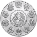 Zilveren Mexican Libertad munt 2 troy ounce 2