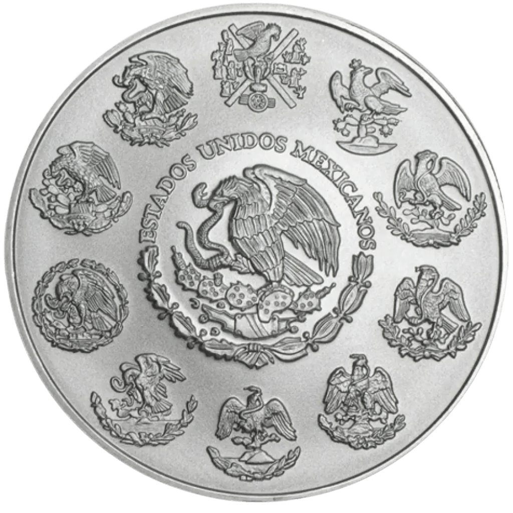 Zilveren Mexican Libertad munt 5 troy ounce