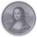 Zilveren Mona Lisa munt 1 troy ounce 1