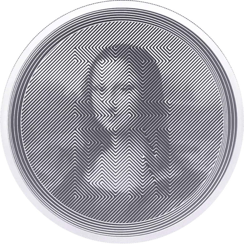Zilveren Mona Lisa munt 1 troy ounce