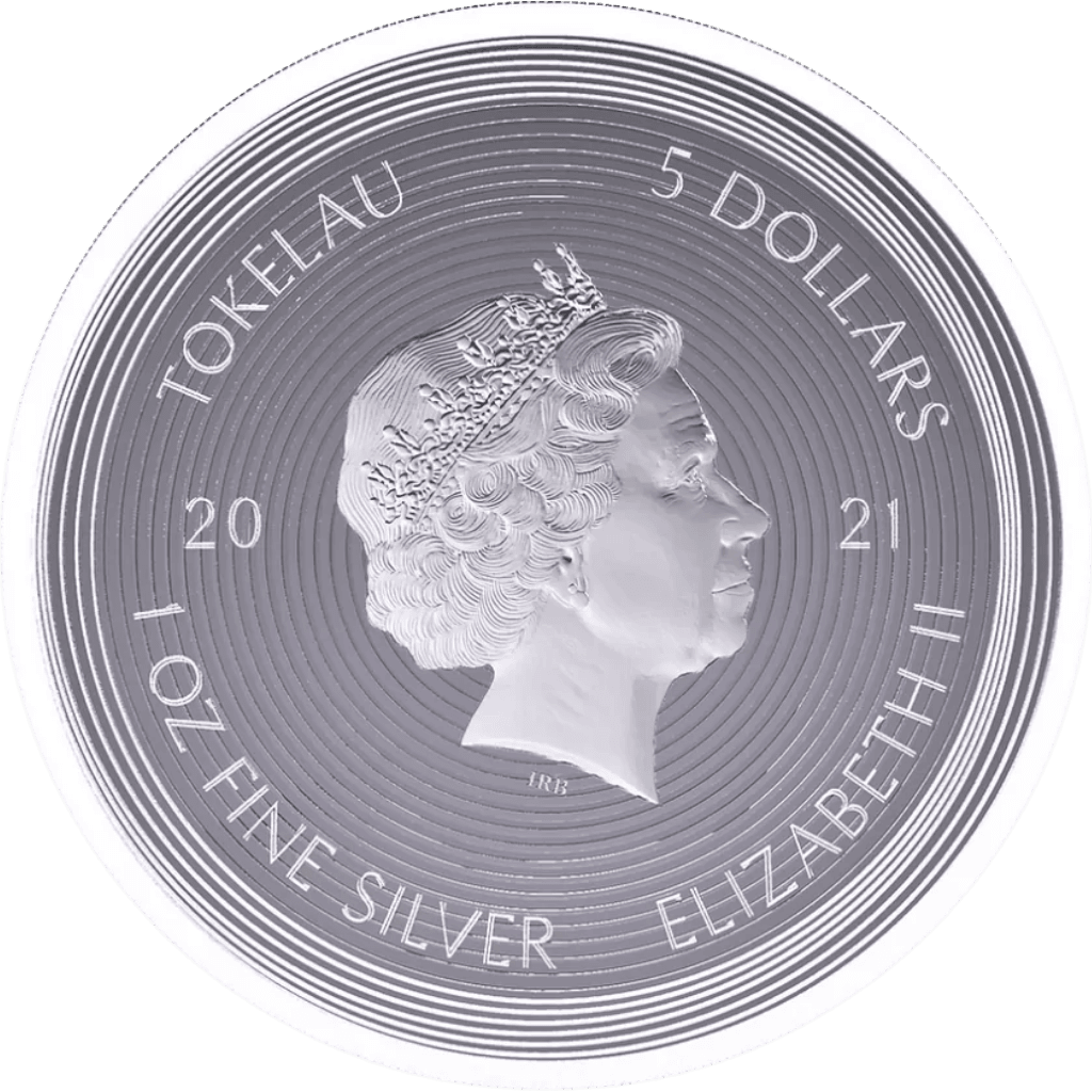 Zilveren Mona Lisa munt 1 troy ounce