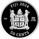 Zilveren Mona Lisa x Van Gogh munt 1 troy ounce 2