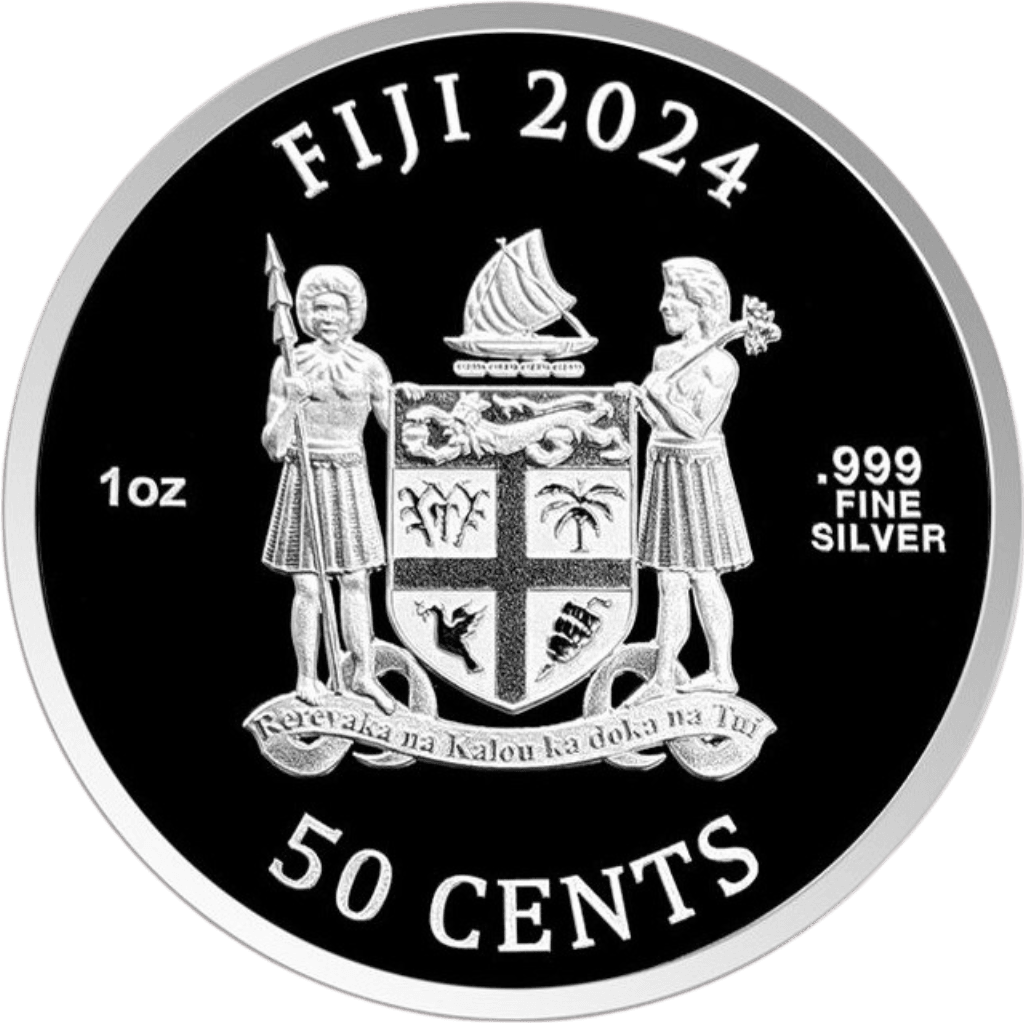 Zilveren Mona Lisa x Van Gogh munt 1 troy ounce