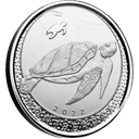 Zilveren Monsterrat Sea Turtle munt 1 troy ounce 1