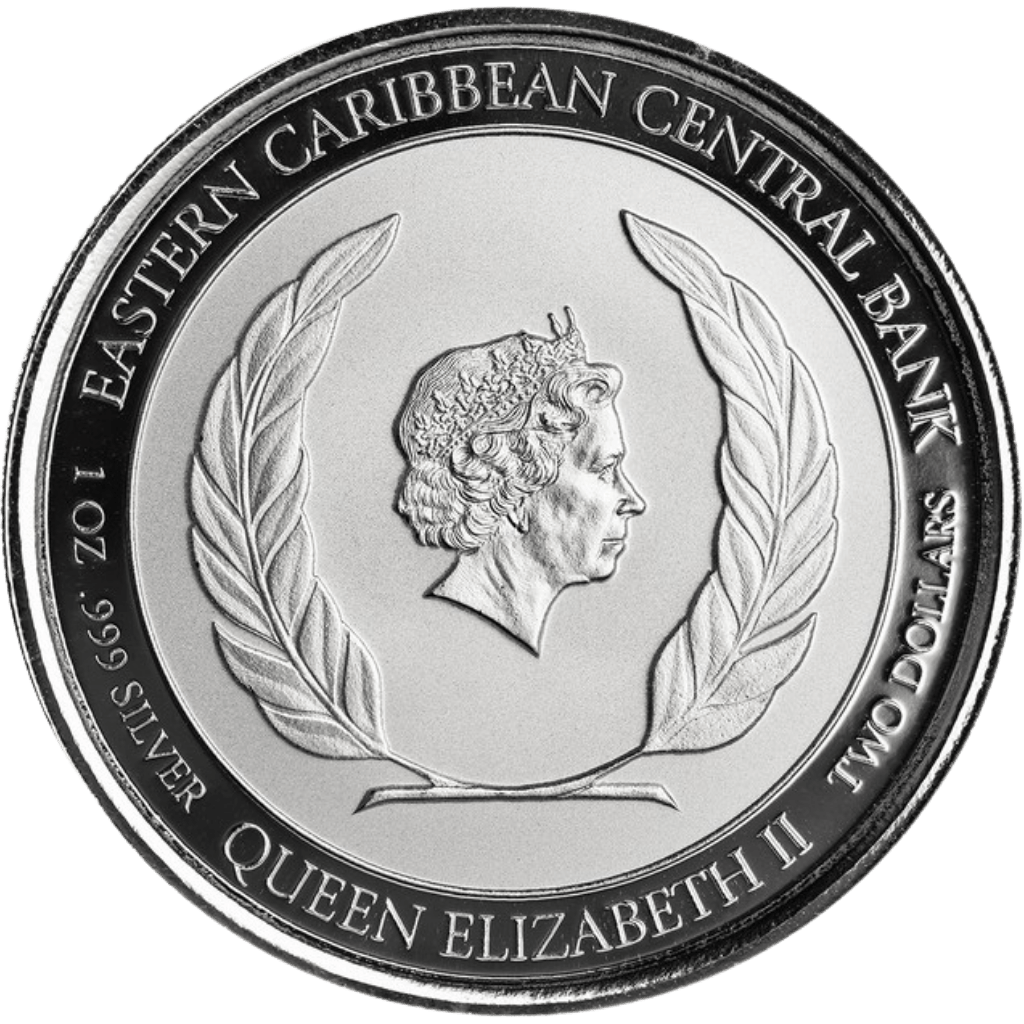 Zilveren Monsterrat Sea Turtle munt 1 troy ounce