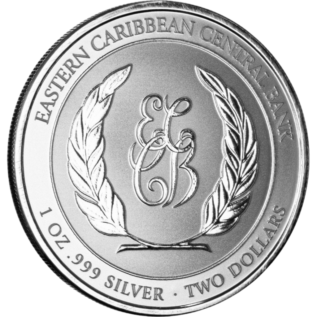 Zilveren Montserrat Starfish munt 1 troy ounce