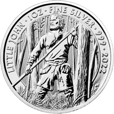Zilveren Myths & Legends Little John munt 1 troy ounce