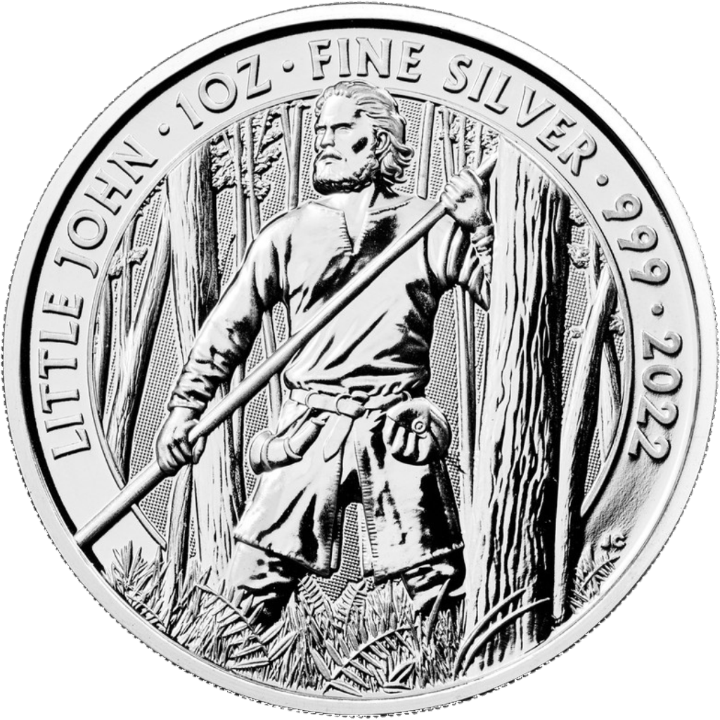 Zilveren Myths & Legends Little John munt 1 troy ounce