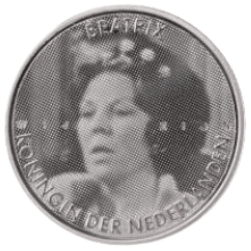 Zilveren Nederlandse 10 euro munt