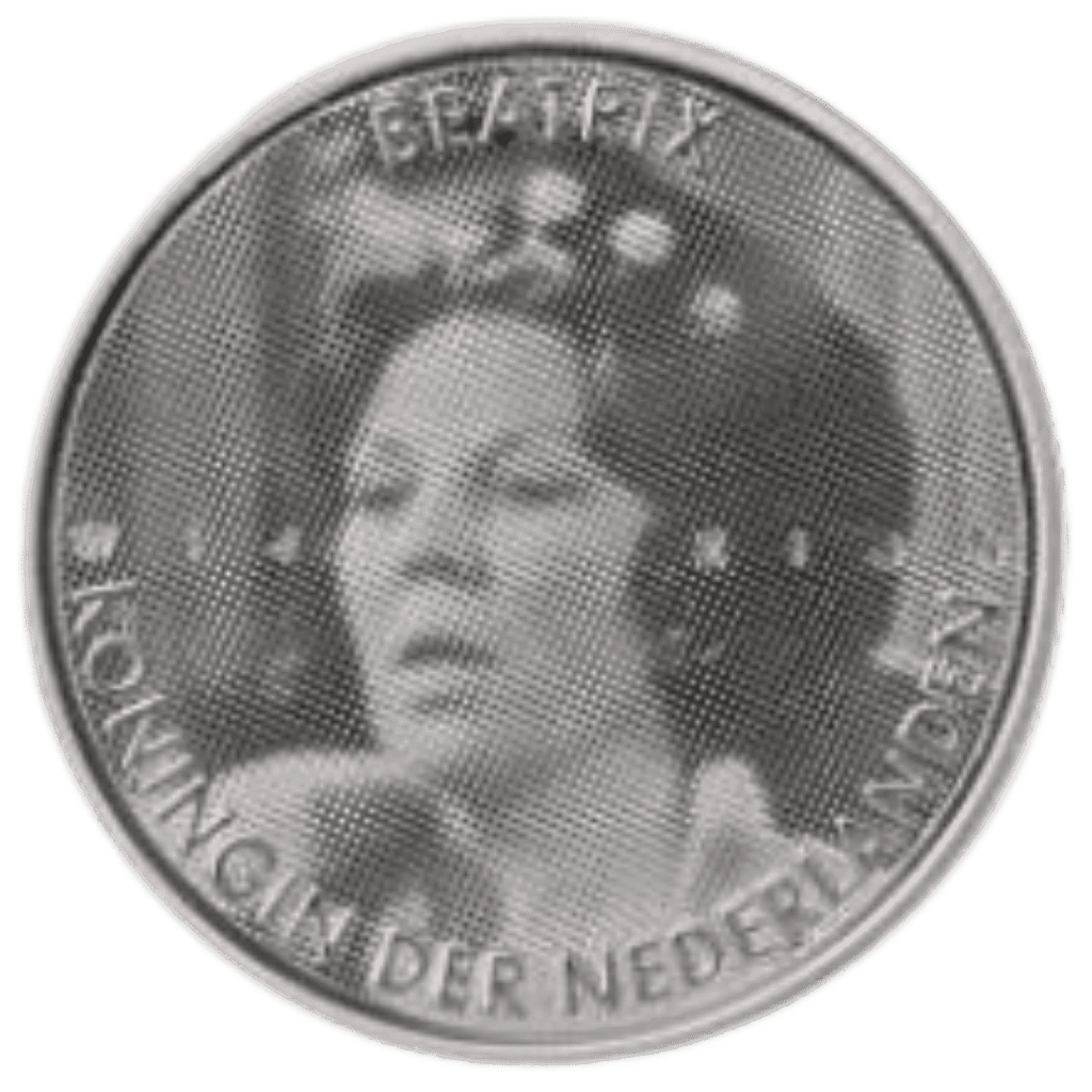 Zilveren Nederlandse 10 euro munt