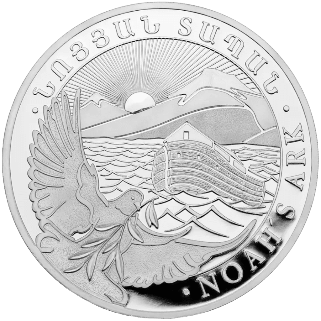 Zilveren Noahs Ark munt 1/2 troy ounce